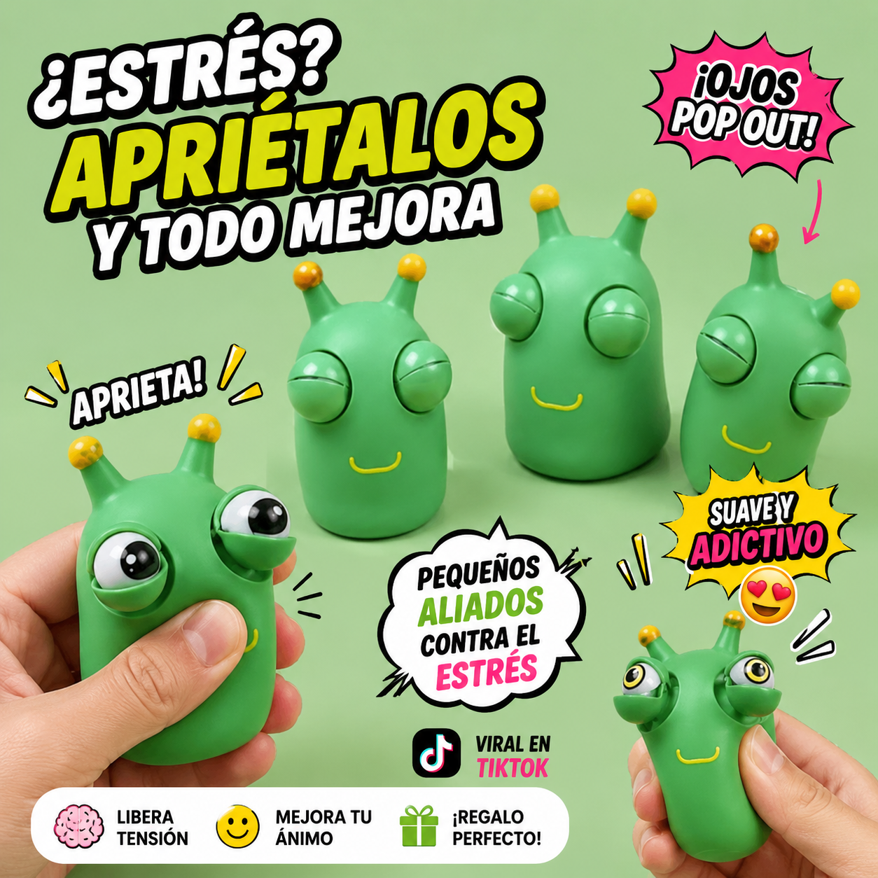 Slugy | Gusano Antiestrés Viral
