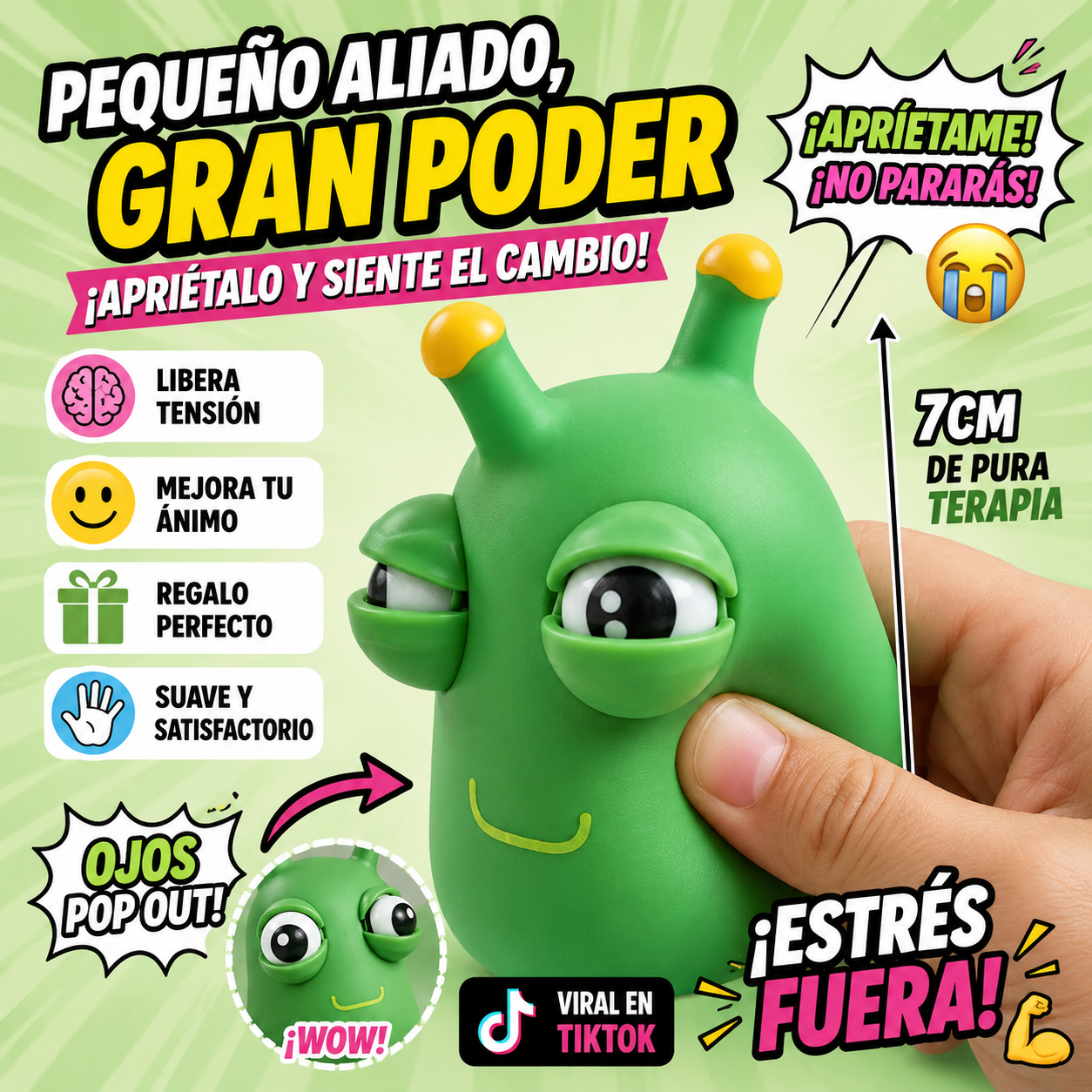 Slugy | Gusano Antiestrés Viral