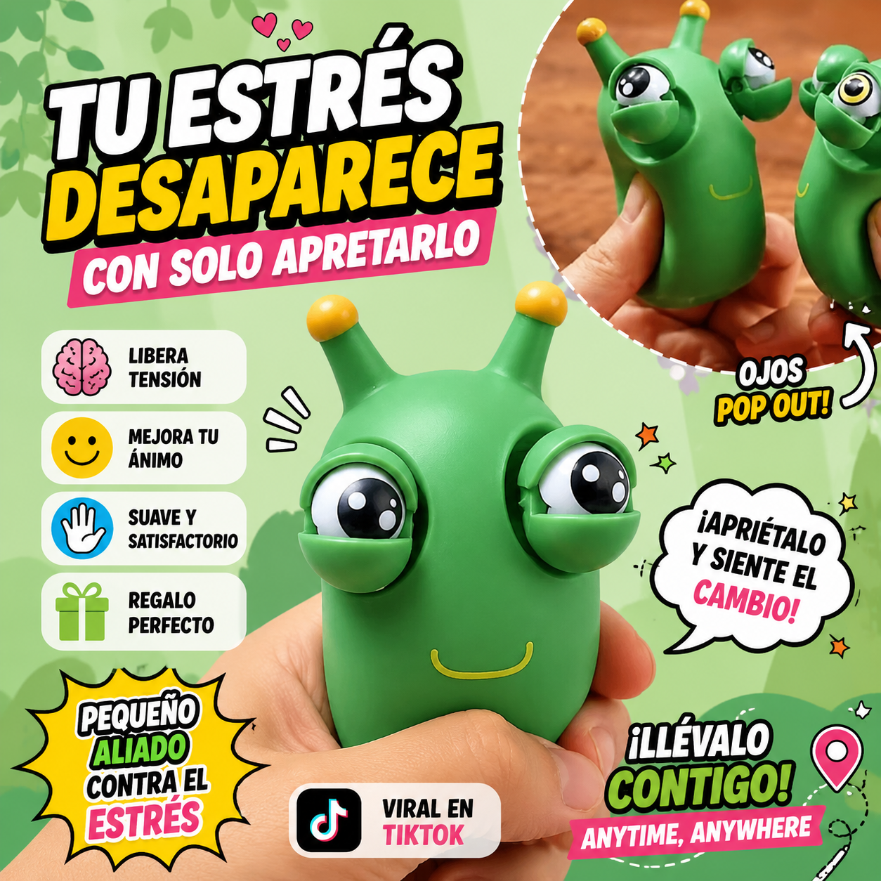 Slugy | Gusano Antiestrés Viral